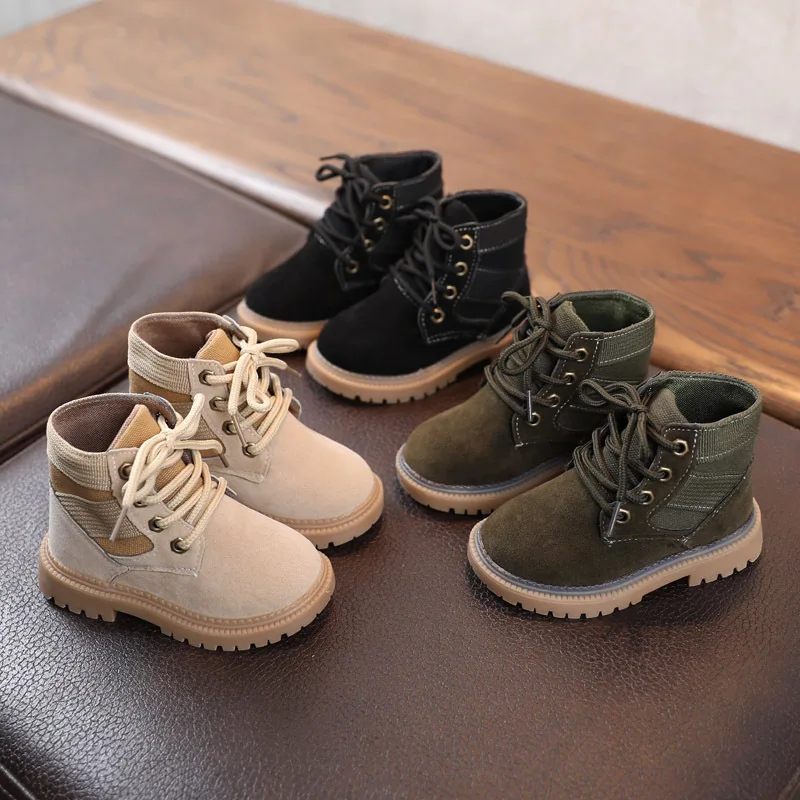 Botas de Moto para ni&ntilde;os, zapatos de viaje de Monta&ntilde;ismo al aire libre, de lona, de alta calidad, E09193, nueva moda, 2021-0