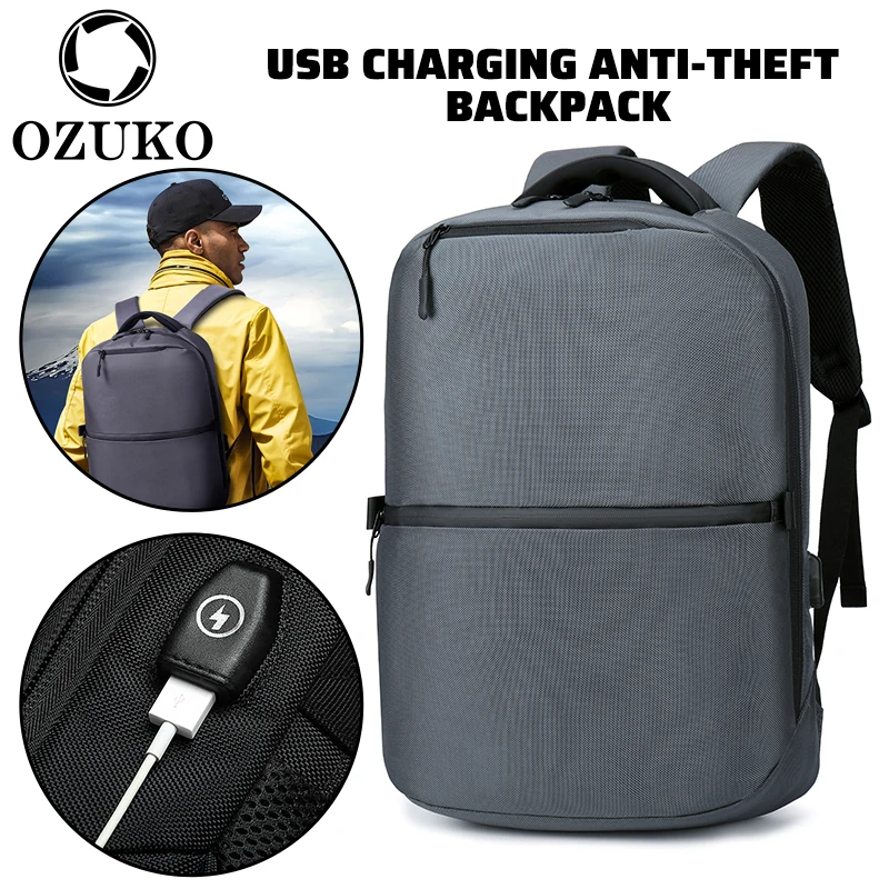 Рюкзак мужской непромокаемый под ноутбук с защитой от кражи|Мужские рюкзаки| |