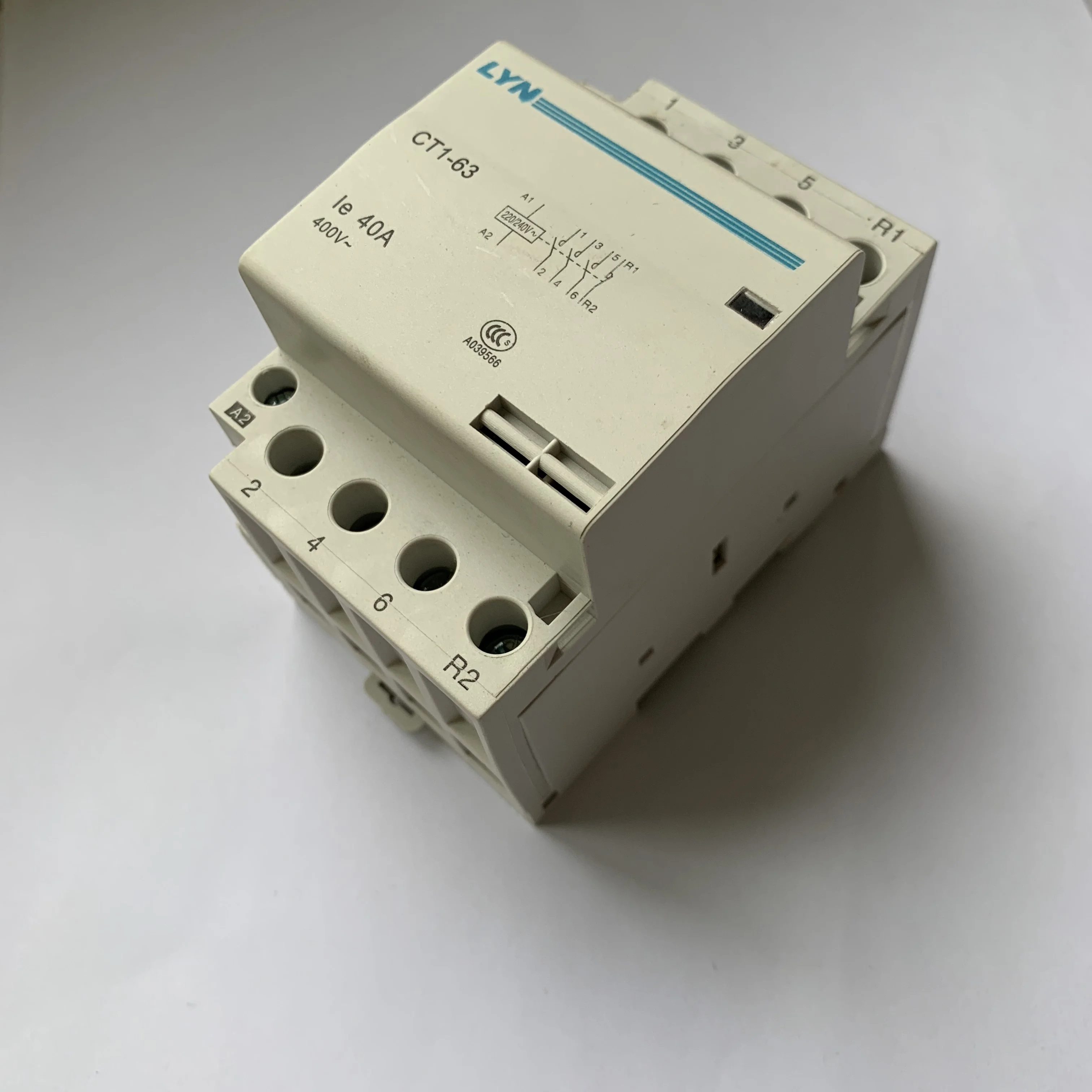 AC контактор для дома CT1-63 4P 32A 40A 63A переключающий контакт 220 v 3NO1NC 4NO 4NC 2NO2NC рельс монтажа