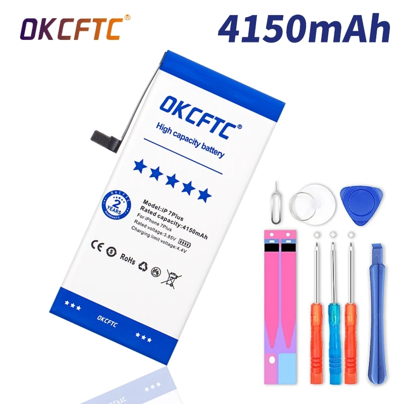 

phone Battery For iPhone 7Plus Original Capacity Bateria Replacement Batterie For iPhone 7P 4150mAh
