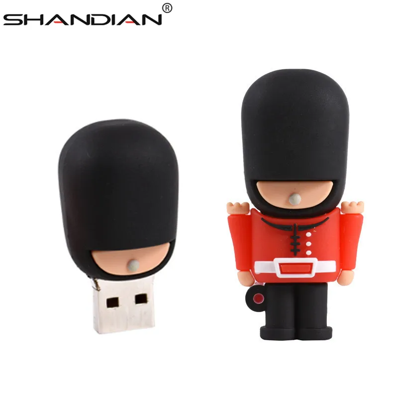 SHANDIAN Новый Популярный USB флеш-накопитель флешка красивая британская защита