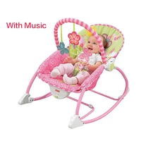 multi function baby rocking chair infant shaker music recliner swing chair can adjustable with toys metal chair 0 36 month