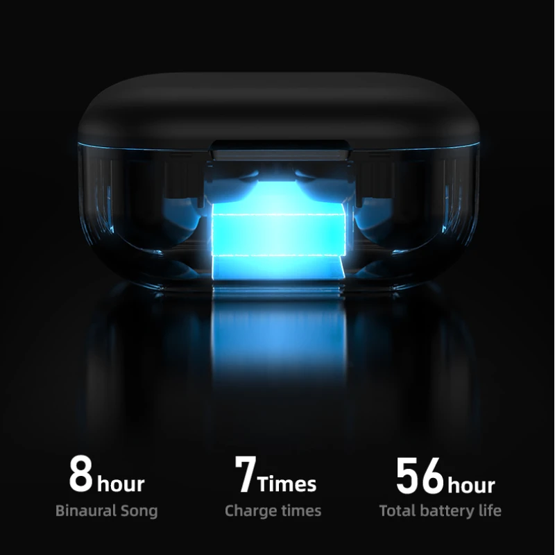 TWS Спортивные Bluetooth Беспроводные наушники с микрофоном водонепроницаемые 9D HIFI