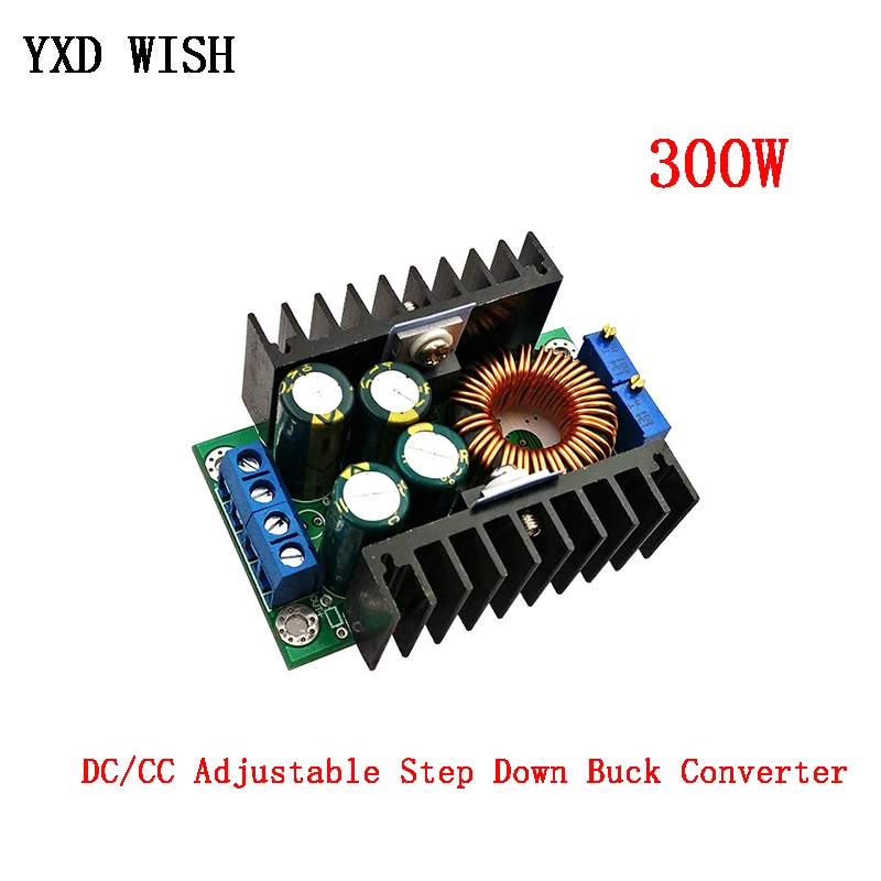 DC/CC Adjustable 0.2- 9A 300W DC-DC Step Down Buck Converter 5-40V to 1.2-35V Power Supply Module LED Driver For Arduino XL4016