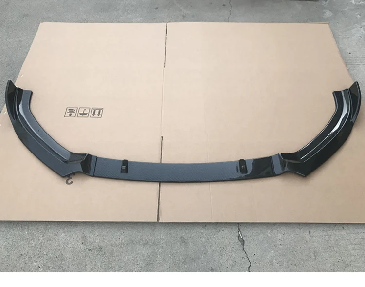 Передний бампер для S3 стильный передний губ спойлер блеск черный/углеродное