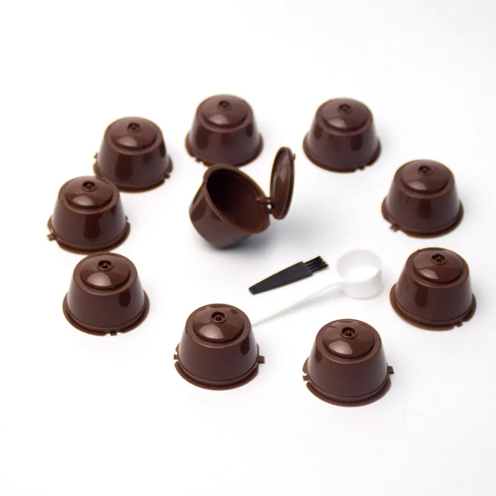 

10PC Coffee Filter Capsule Reusable Coffee Filter Manually Filled Coffee Shell Household Cafe Tool Coffee Machine Accessories