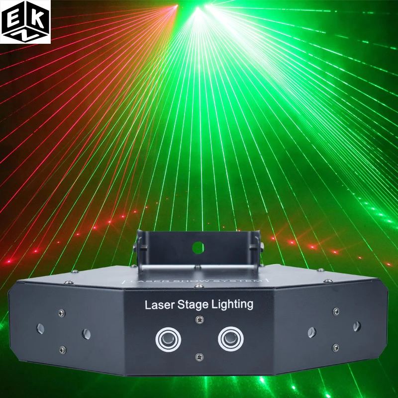 Laser Led lighting rgb projector DMX DJ disco lighting voice controller music party lighting effect bedroom home decoration