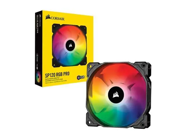 CORSAIR iCUE RGB PRO SP120 12 СМ ТИХИЙ ВЕНТИЛЯТОР 120 ММ С ТИХИМ RGB ИГРОВЫМ СВЕТОДИОДОМ ДЛЯ ИГРОВОГО ИГРОВОГО ПК ТЕПЕРЬ ЦВЕТНЫЙ ВЕНТИЛЯТОР 120 ММ CO-9050093-WW