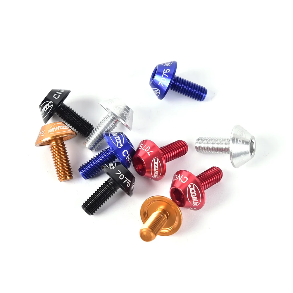 

2pcs/lot M5*10mm Stainless Steel Screw Bicycle Water Mount Bolts Hex-headed to Install Bike Bottle Cage Rack Bottle Holder