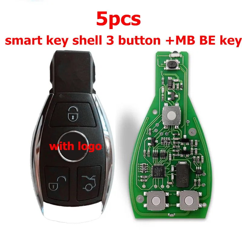 3 ADD BE 5PCS CGDI умный дистанционный ключ для Mercedes для Benz поддержка s BGA 315 МГц или 433 МГц кнопки Поддержка всех FBS3 и автоматическое восстановление - Цвет: 3 ADD BE 5PCS