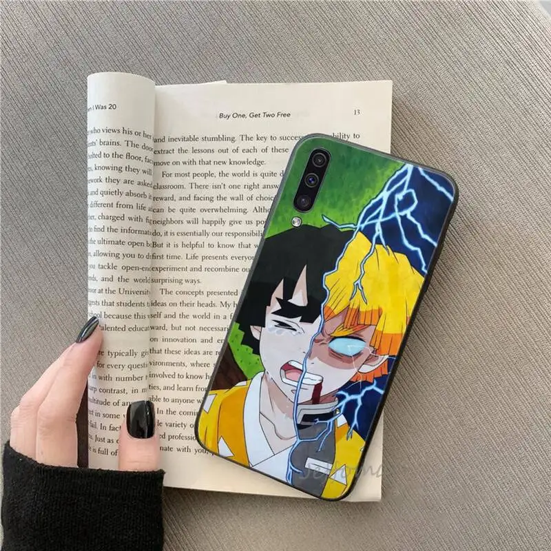 

Demon Slayer Anime Kimetsu No Yaiba Phone Cases For Samsung galaxy S note 7 8 9 10 20 fe edge A 6 10 20 30 50 51 70 lite plus