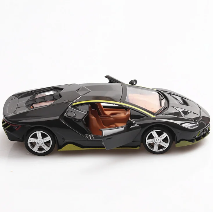 Hot LP770 1:36 Car Alloy Sports Model Diecast Super Racing Pull Back For Children Gifts | Railed/Motor/Cars/Bicycles