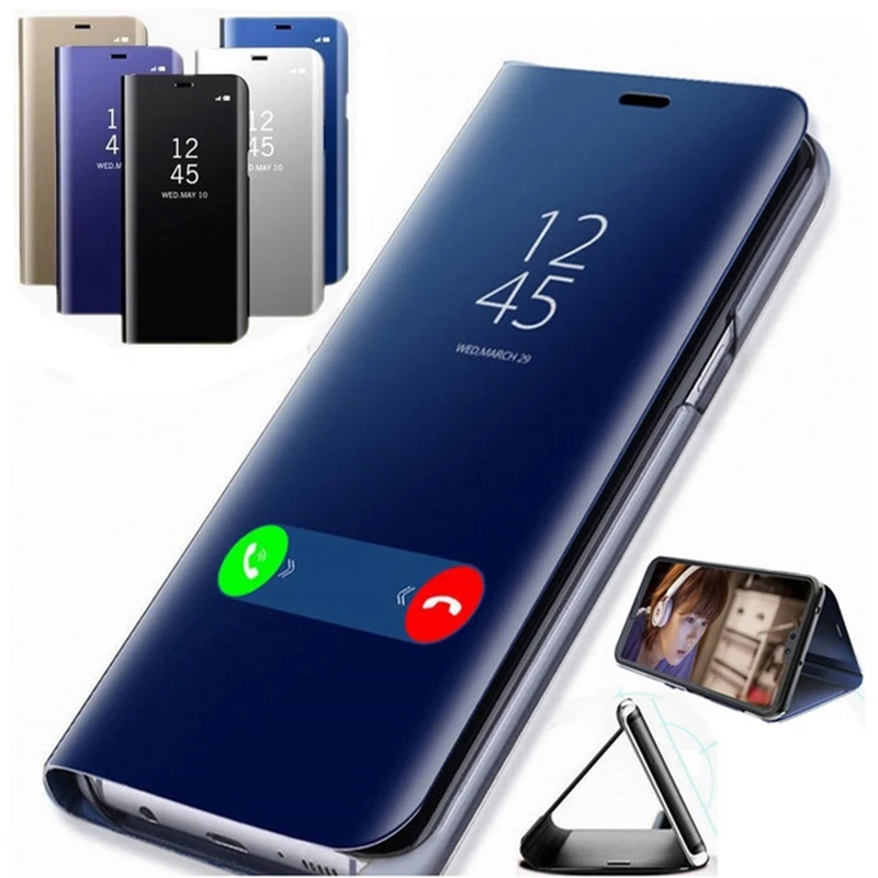Умный полный чехол для телефона Samsung Galaxy Note 20 Ultra S20 Plus A01 A51 A71 10 Lite откидной