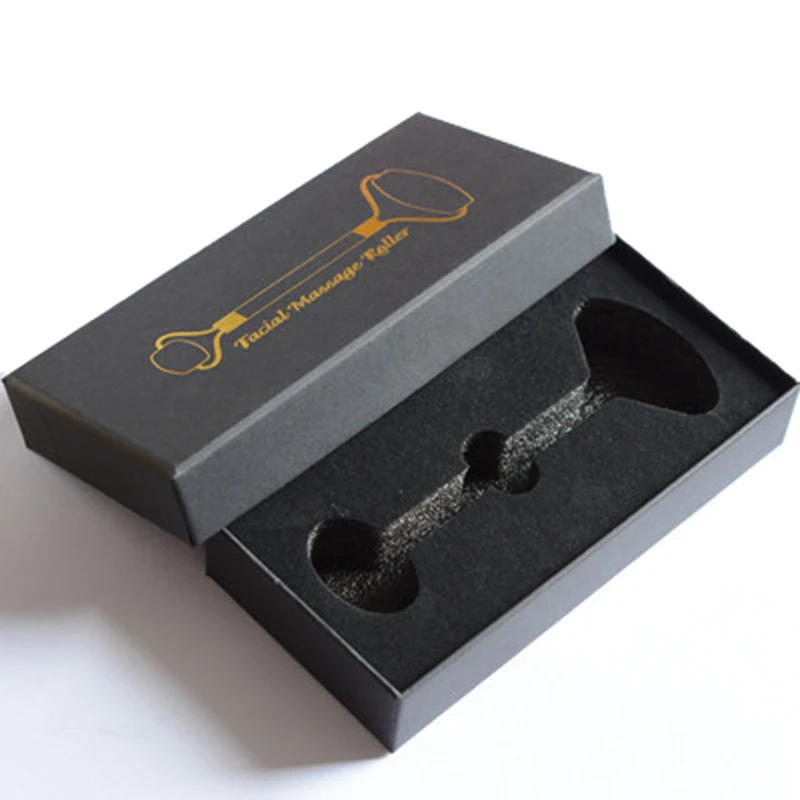 Ролик для лица темно синего кварца из нефрита натуральный камень