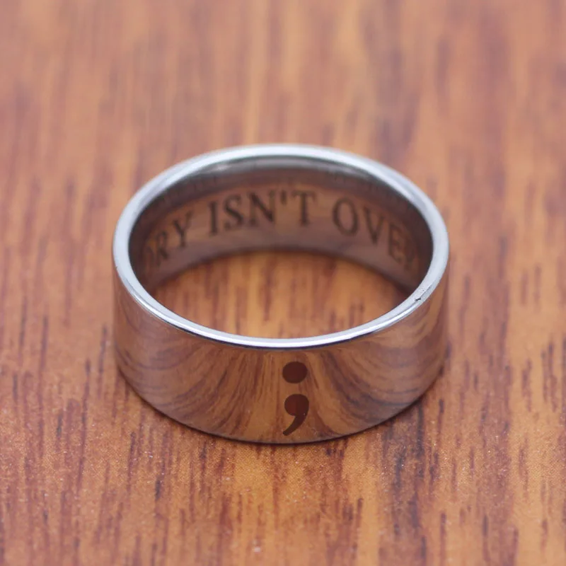 Новые ювелирные изделия унисекс из нержавеющей стали семиколон моя история все