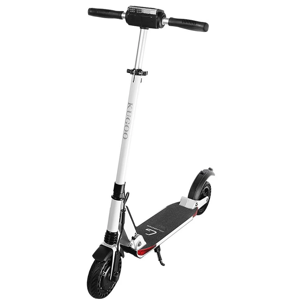 PL сток KUGOO S1 PRO складной электрический скутер 7.5AH 350 Вт ЖК-дисплей 3 режима скорости 8 дюймов Твердые сотовые взрывозащищенные шины