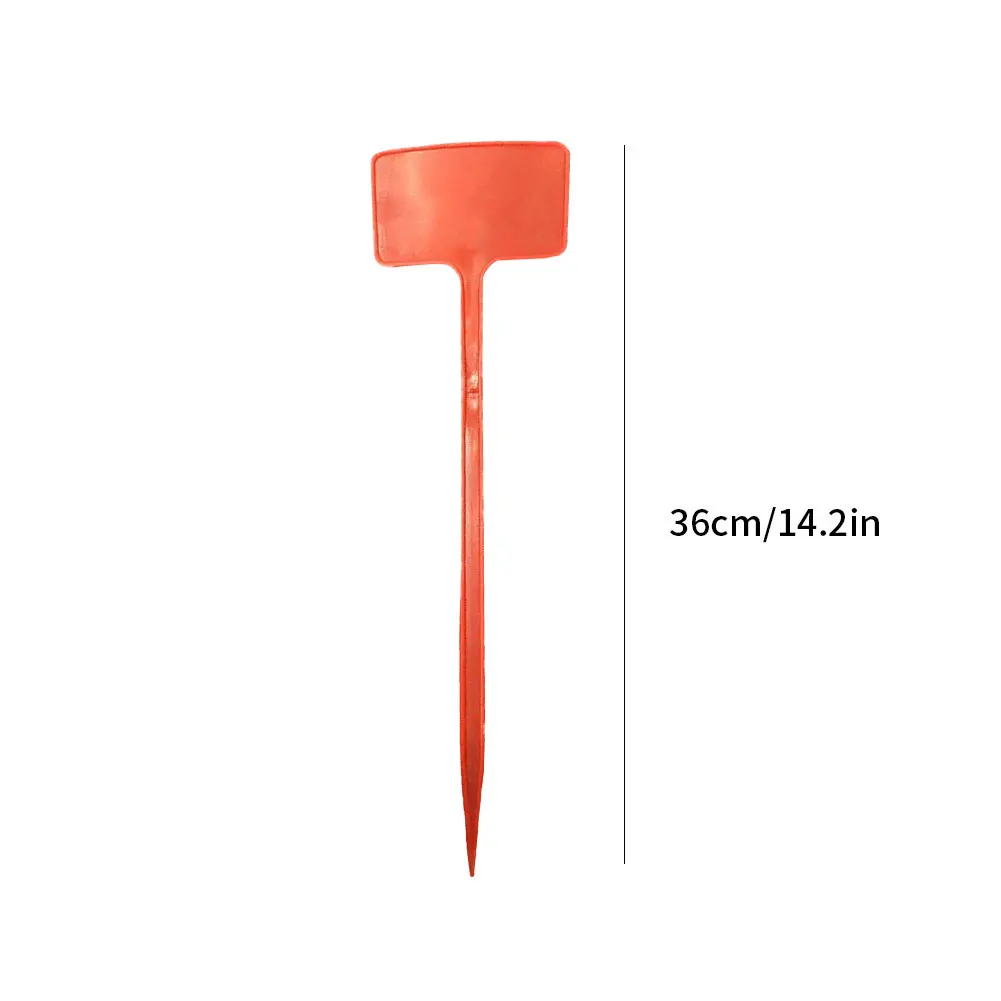 

10pcs Garden Long T-Type Plant Markers Label Pot Planter Vegetable Labels Waterproof Reusable Plastic Tree Nursery Markers Tag