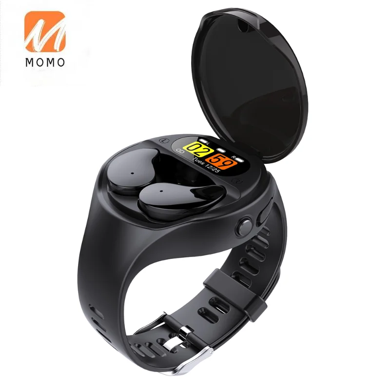 

Mini 5.0 TWS Wristband Wear on Wrist Intelligent Watch Accessories Wireless Earphones Bluetooth