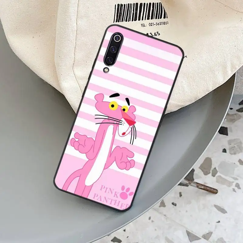 

Cute funny cartoon pink panther Phone Case for Xiaomi mi 6 6plus 6X 8 9SE 10 Pro mix 2 3 2s MAX2 note 10 lite Pocophone F1