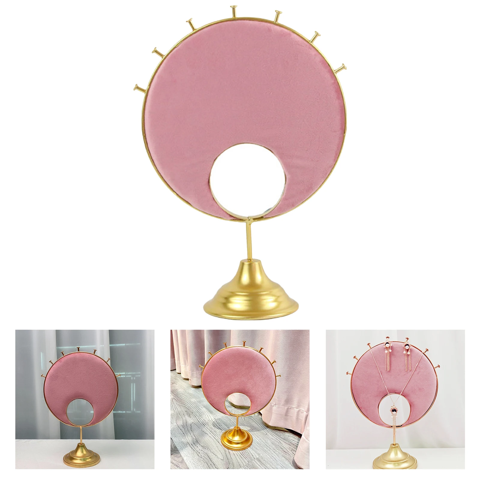 Дисплей для подвешивания сережек ожерелий подвесок браслетов настольная