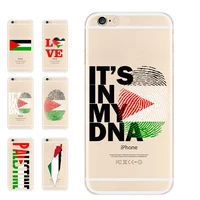transparent tpu phone cases for samsung note 9 10 pro plus s6 s8 s9 s10 5g s11e ultra palestine flag coat of arms