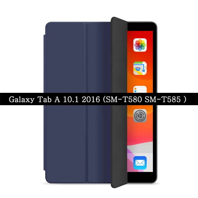 Royal Blue Чехол для планшета для samsung Galaxy Tab A 10,1 SM-T580 SM-T585 wifi LTE 3g из искусственной кожи защитный чехол Магнитный чехол - Цвет: Royal Blue