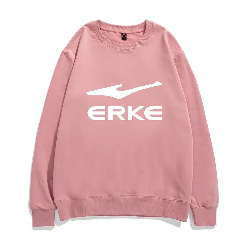 Erke Новинка 2021 весна-осень яркие кофты хлопковый пуловер топы кавайная Свободная