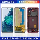 ЖК-дисплей 6,5 ''для Samsung Galaxy S20 Fan Edition G780F G781F S20 FE 4G S20 Lite с сенсорным экраном