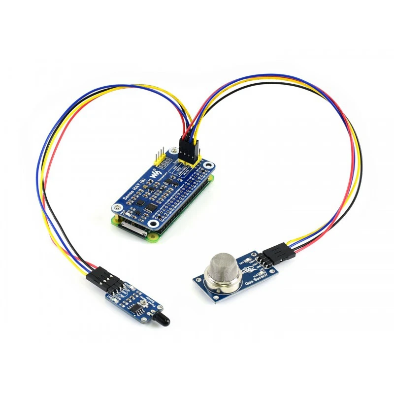 Waveshare Sense HAT (B) for Raspberry Pi Multi Powerful Sensors Supports External 3.3V I2C | Компьютеры и офис