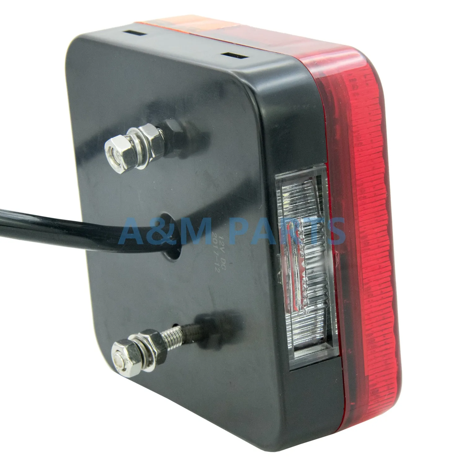 

1 Pair LED Boat Combination Trailer Light Kit With License Plate Light Stop Tail Indicator Turn Signal Trailer Light 12V 47 LEDs