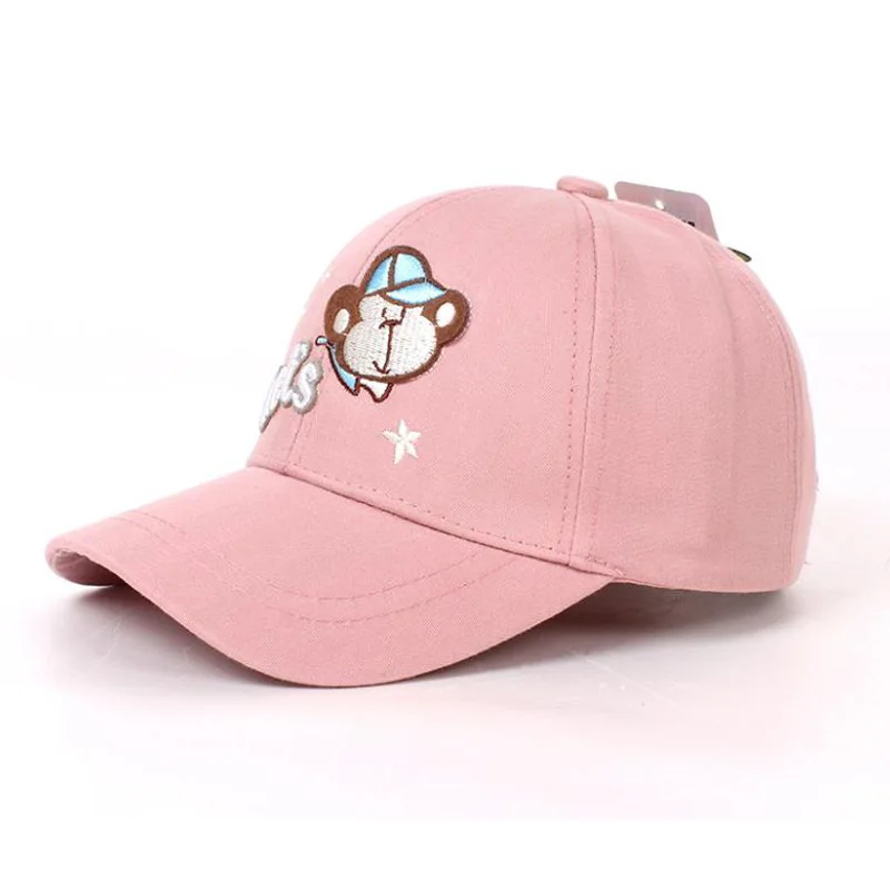

Doitbest 2021 Children Baseball Cap spring Hip Hop Embroidered monkey summer kids Hats Boys Girls hat Caps snapback gorras