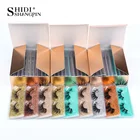 Shidhangpin норковые ресницы оптовая торговля 3d ресницы искусственные накладные ресницы упаковочная коробка объемный Макияж ресницы для глаз Чехлы для красоты