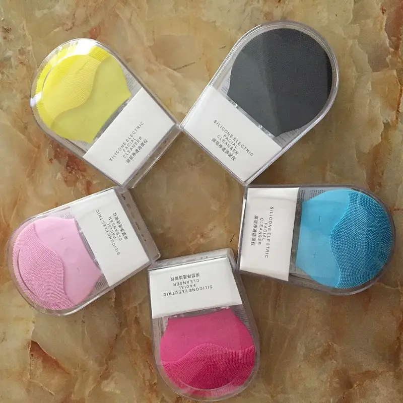 Электрический силиконовый перезаряжаемый инструмент для очищения лица и ухода