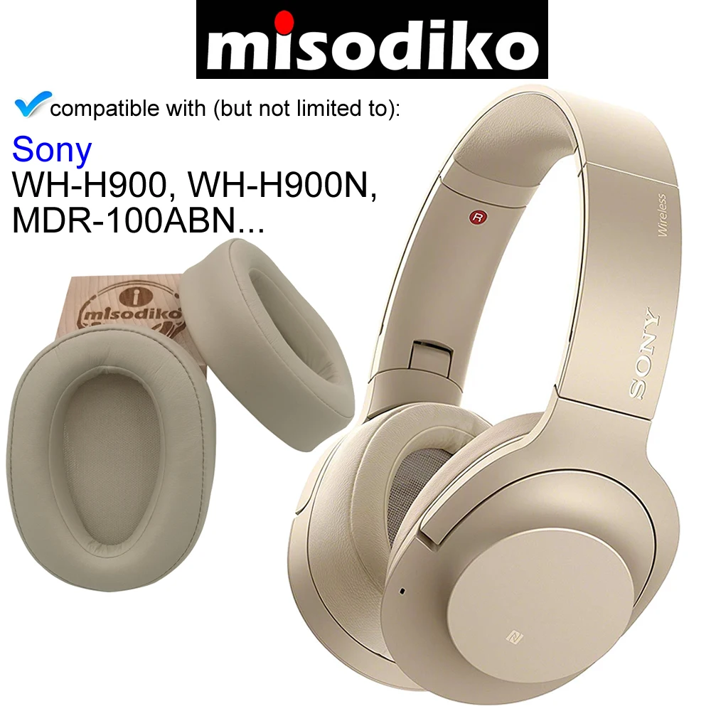 Misodiko Замена амбушюры подушки и лекарственных средств(fda для SONY h. Уха на MDR-100ABN WH-H900N WH-H900, наушники для ремонта Запчасти подушечки крышка