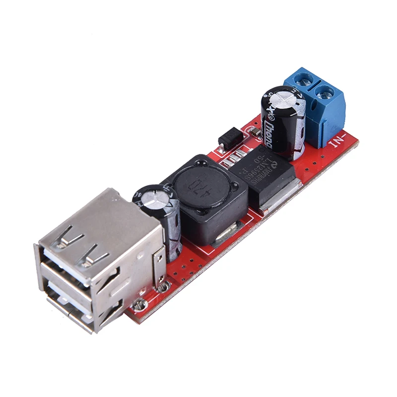 1 шт. с источником питания от постоянного тока 6V 40V 12 В до 5 пост 3A Dual USB Зарядное