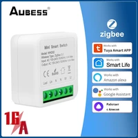 16a zigbee3 0 diy mini switch tuyasmart life timer control relay automation modules works with alexa google home yandex