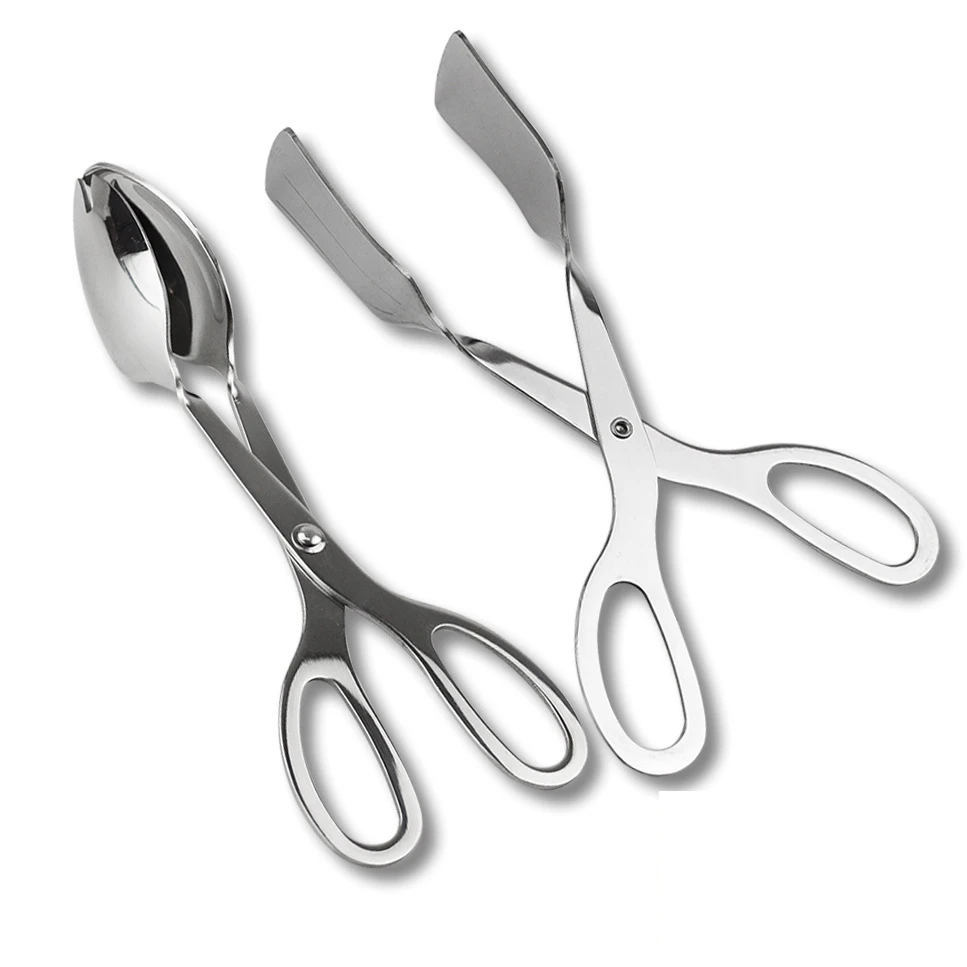 Кухонные щипцы из нержавеющей стали зажим для приготовления барбекю салата