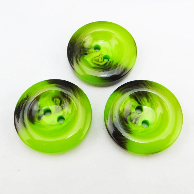 light green 5 шт. 30 мм CARMENT пальто Кнопка украшения окрашенная Смола пуговицы одежды сапоги швейная одежда аксессуары R-327 - Цвет: light green
