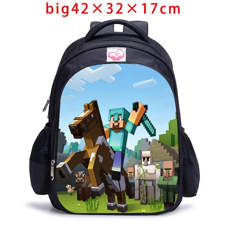 Популярный школьный ранец для игры MINECRAFT модный рюкзак с принтом мальчиков и