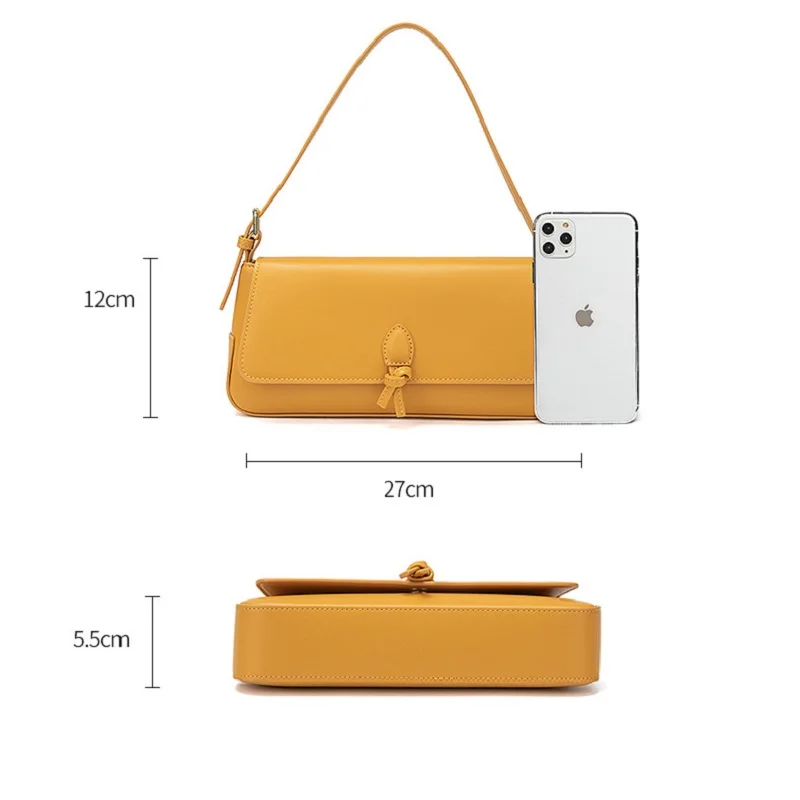 

LBBFS Clutch Purses Luxury Handbags Women Bags Designer Bag 2021 Hobos Genuine Leather Shoulder Bags Fashion Ladies Baguette Bag