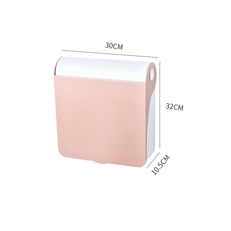 

Cosmetic Storage Box with Mirror Large-capacity Storage Box Wall-mounted Lipstick Skin Care Product Rack Makeup Organizer Box