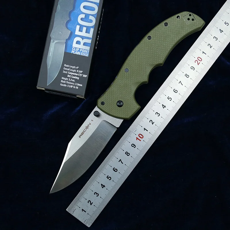 Новейшая модель RECON 1 G10 ручка Марк CTS погрузчик Нож Складной Карманный выживания