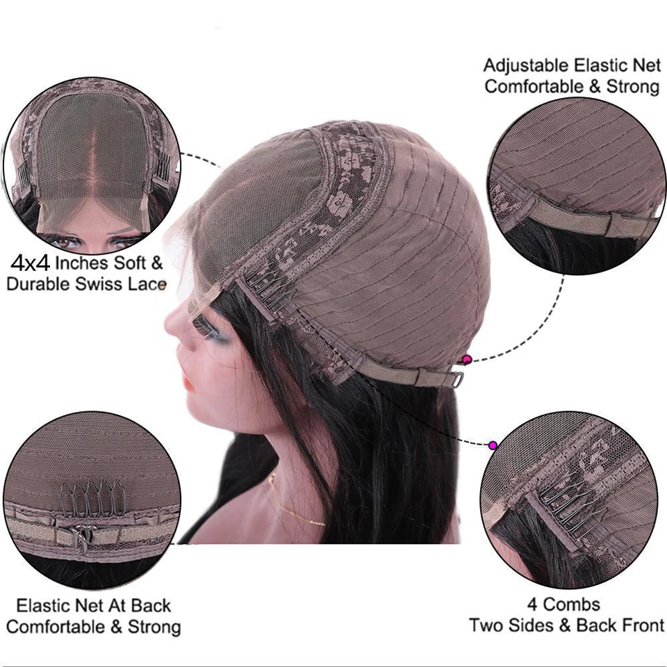 

28 30 32 inch straight lace front wig long hair front wig lace front wig