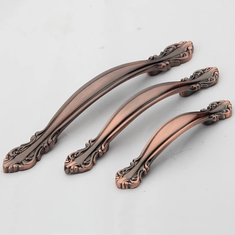 1 шт. Европейский Винтажный Сельский цинковый сплав ручка шкафа и ручки шкаф