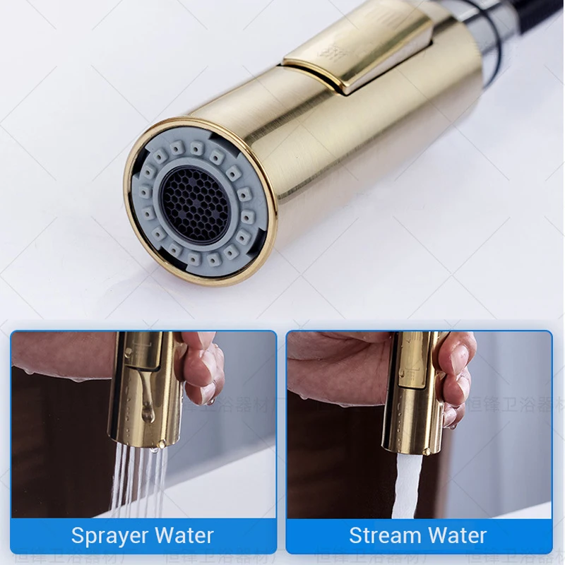 Смеситель кухонный с сенсорным управлением выдвижной кран из нержавеющей стали