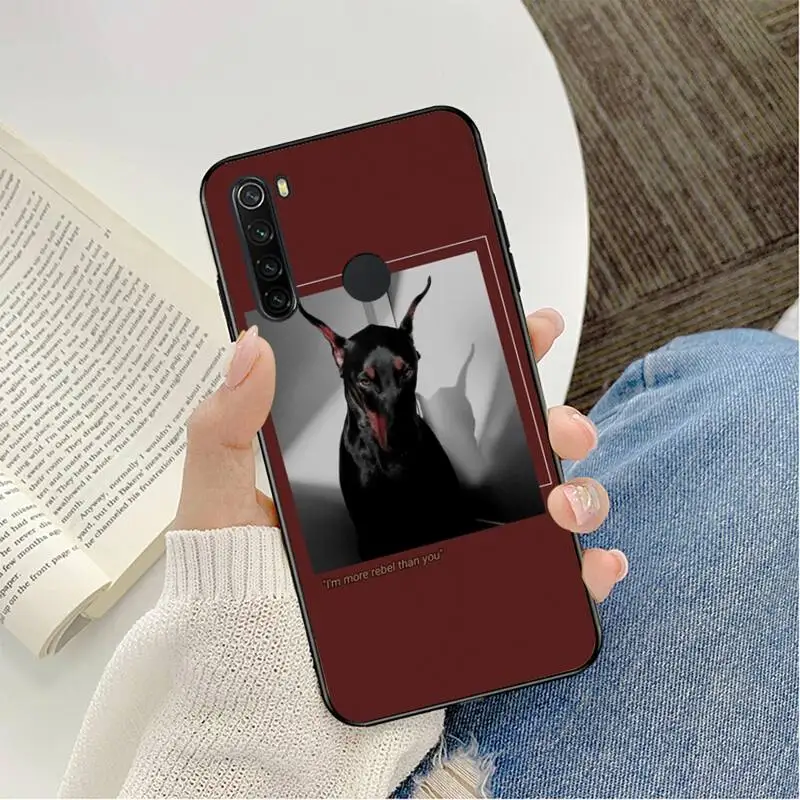 YNDFCNB Doberman Звериная собака для Redmi 5 S2 K30pro чехлы 8 7 7A note 5A чехол | Мобильные телефоны и