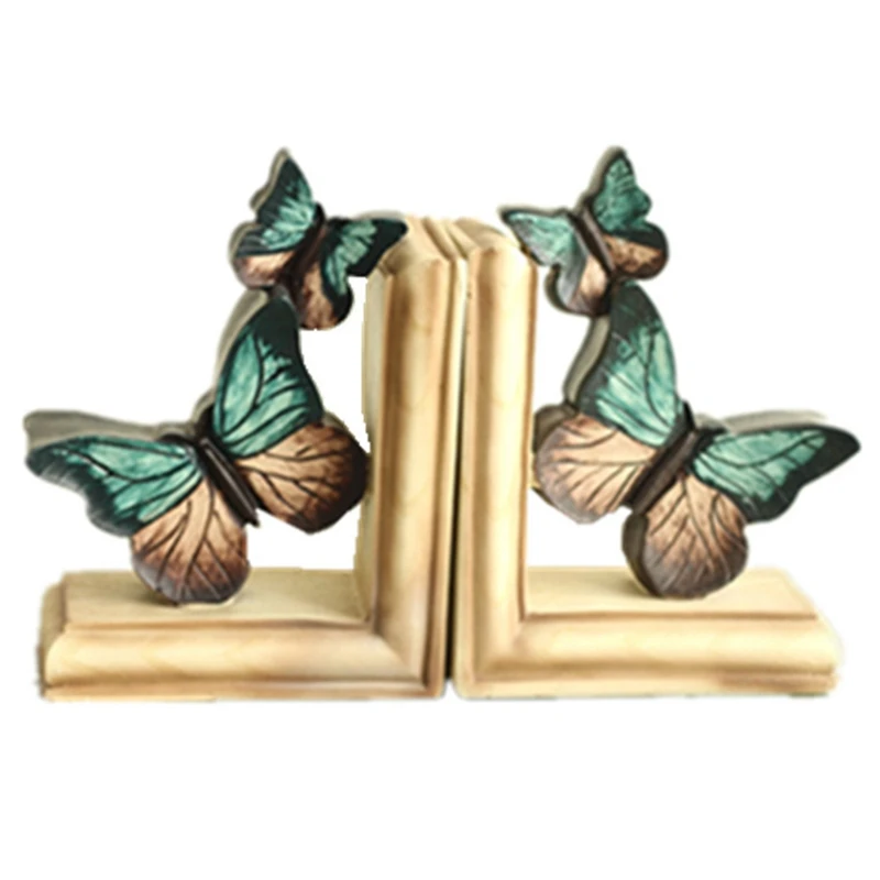 

Country Butterfly Bookend Bookend Office Desk Bookend Office Resin Crafts
