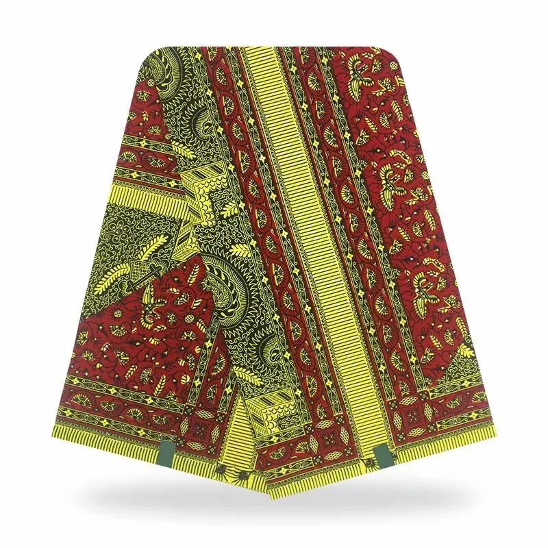 Черно белая восковая ткань оригинальный настоящий восковой 100% хлопок