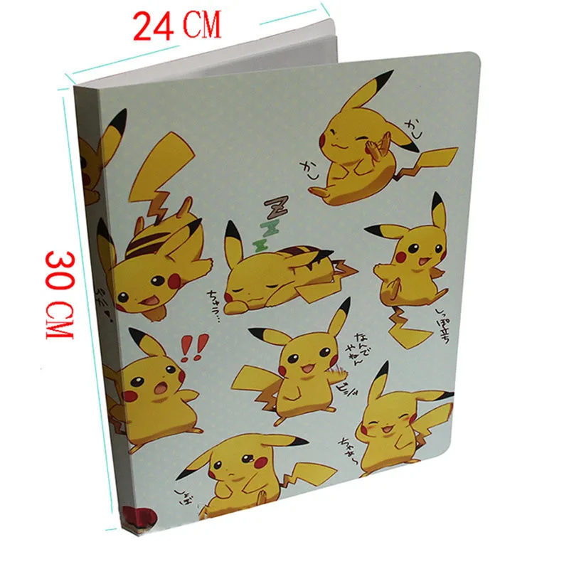 

Big Size 9-Pocket Page 324Pcs Holder Album Toys Collections Pokemon Cards Album Book Top Loaded List Toys Gift for Children