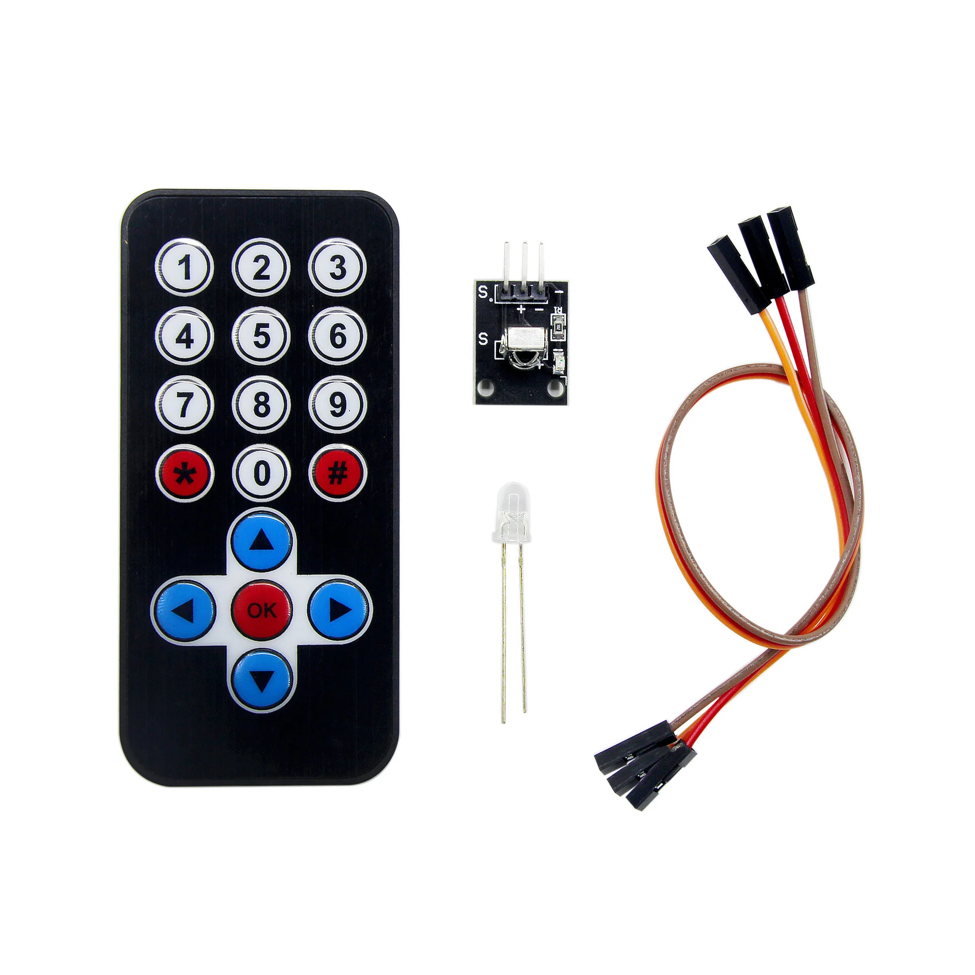 1LOT Infrared IR Wireless Remote Control Module Kits DIY Kit HX1838 for arduino Raspberry Pi
